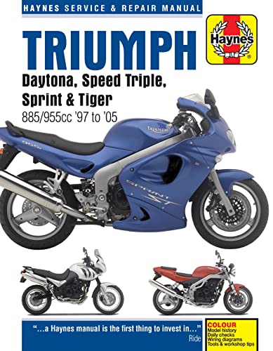Triumph Daytona, Speed Triple, Sprint & Tiger 885/955cc (97 - 05) (Haynes Service & Repair Manual)