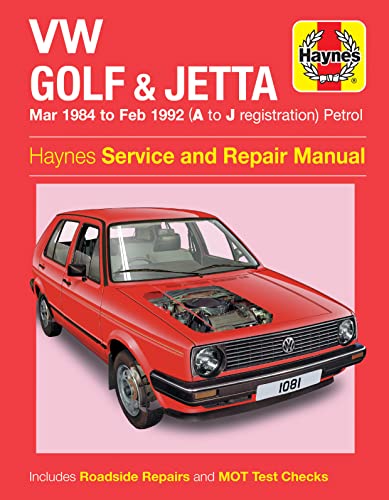 VW Golf & Jetta Mk 2 Petrol (Mar 84 - Feb 92) Haynes Repair Manual von Haynes
