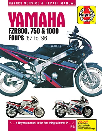 Yamaha FZR 600, 750, 1000 Fours (87 - 96) (Haynes Service and Repair Manual)