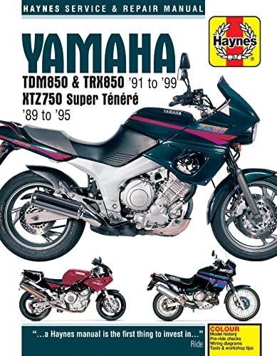 Yamaha TDM850, TRX850 & XTZ750 (89-99) (Haynes Service and Repair Manual)