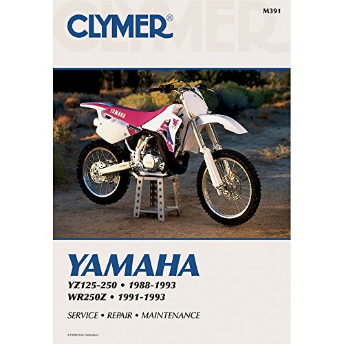 Yamaha YZ125-250 (1988-1993) & WR250Z (1991-1993) Motorcycle Service Repair Manual (CLYMER MOTORCYCLE REPAIR)