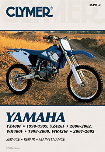 Yamaha YZ400F, YZ426F, WR400F & WR426F Motorcycle (1998-2002) Service Repair Manual (Clymer Motorcycle Repair)