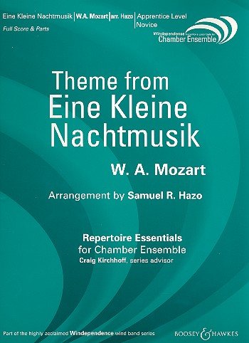 Themes from "Eine kleine Nachtmusik": 4 Klarinetten. Partitur und Stimmen.: 4 Clarinets. Partition et parties. (Windependence)