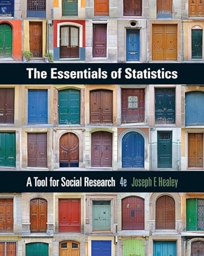 The Essentials of Statistics: A Tool for Social Research von Cengage Learning