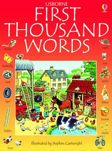 First Thousand Words in English von Usborne Publishing