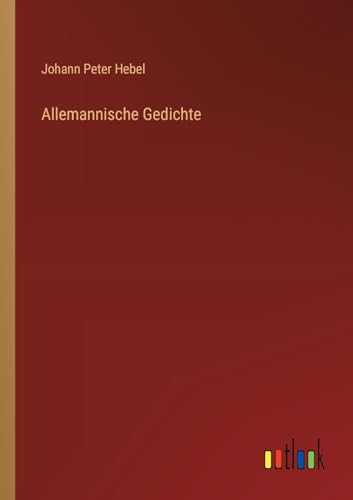 Allemannische Gedichte von Outlook Verlag