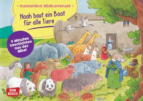 Noah baut ein Boot für alle Tiere. Kamishibai Bildkartenset. 5 Minuten Geschichten aus der Bibel: 5 Minuten Geschichten aus der Bibel. Mit dem ... AT entdecken. Für Kita, Tagesmutter & Daheim Noah baut ein Boot für alle Tiere. Kamishibai Bildkartenset. 5 Minuten Geschichten aus der Bibel: 5 Minuten Geschichten aus der Bibel. Mit dem ... AT entdecken. Für Kita, Tagesmutter & Daheim