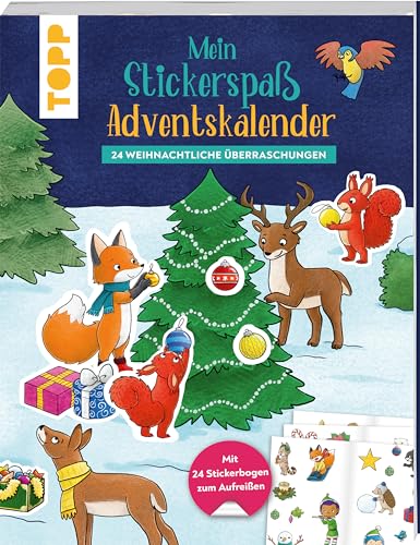 Mein Stickerspaß-Adventskalender: 24 weihnachtliche Überraschungen für jeden Tag von Frech