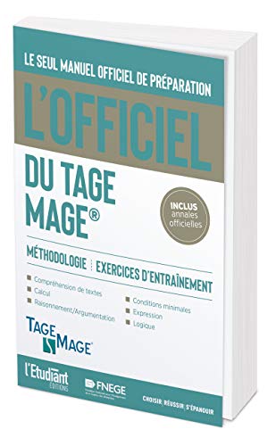 L'officiel du TAGE MAGE: Manuel officiel de préparation au test von L'ÉTUDIANT