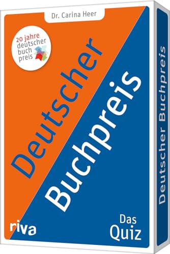 Deutscher Buchpreis – Das Quiz: Zum 20-jährigen Jubiläum des Romans des Jahres. Kartenspiel mit über 140 Fragen und Antworten. Geschenk für alle Buchliebhaber und Literaturfreunde von Riva