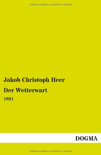 Der Wetterwart: 1921