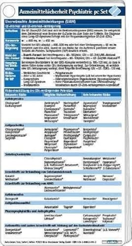 Arzneimittelsicherheit in der Psychiatrie pocketcard Set