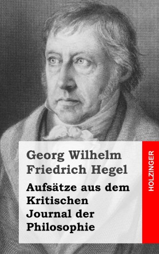 Aufsätze aus dem Kritischen Journal der Philosophie Aufsätze aus dem Kritischen Journal der Philosophie von CreateSpace Independent Publishing Platform