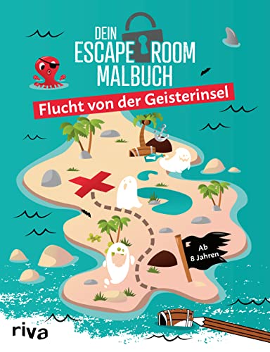 Dein Escape-Room-Malbuch – Flucht von der Geisterinsel: Ab 8 Jahren. Spannende Malrätsel für Kinder. Das perfekte Geschenk für Schulanfang, Geburtstag, Weihnachten oder Ostern Dein Escape-Room-Malbuch – Flucht von der Geisterinsel: Ab 8 Jahren. Spannende Malrätsel für Kinder. Das perfekte Geschenk für Schulanfang, Geburtstag, Weihnachten oder Ostern