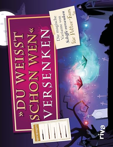 »Du weißt schon wen« versenken: Die magische Variante von Schiffe versenken für Potter-Fans. Perfektes Geschenk für Harry-Potter-Fans zu Geburtstag, Weihnachten und zwischendurch von RIVA