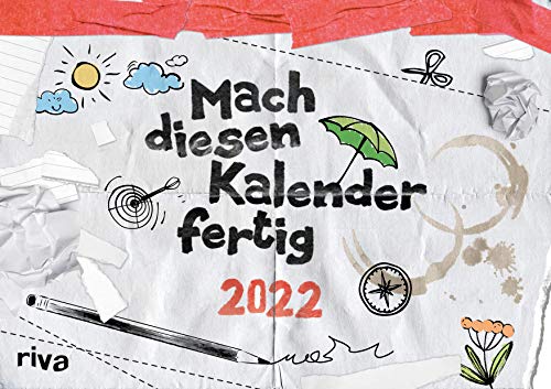 Mach diesen Kalender fertig: Wandkalender 2022 von RIVA