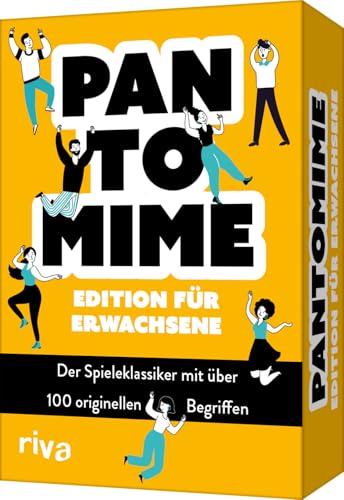 Pantomime – Edition für Erwachsene: Der Spieleklassiker mit über 100 originellen Begriffen | Geschenk für Freunde, Familie. Kartenspiel für Spieleabend, Party, Geburtstagsfeier. Ab 18 Pantomime – Edition für Erwachsene: Der Spieleklassiker mit über 100 originellen Begriffen | Geschenk für Freunde, Familie. Kartenspiel für Spieleabend, Party, Geburtstagsfeier. Ab 18 von Riva