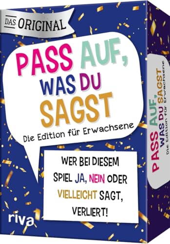 Pass auf, was du sagst – Die Edition für Erwachsene: Wer bei diesem Spiel »Ja«, »Nein« oder »Vielleicht« sagt, verliert! | Das Original. perfekte Geschenk für alle ab 18 Jahren Pass auf, was du sagst – Die Edition für Erwachsene: Wer bei diesem Spiel »Ja«, »Nein« oder »Vielleicht« sagt, verliert! | Das Original. perfekte Geschenk für alle ab 18 Jahren