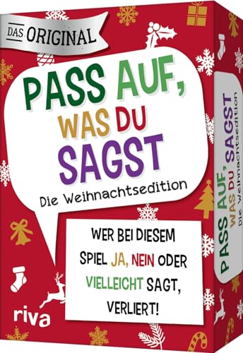 Pass auf, was du sagst – Die Weihnachtsedition: Wer bei diesem Spiel »Ja«, »Nein« oder »Vielleicht« sagt, verliert! | Das Original. Tolles Geschenk für Adventskalender. Ab 6 Jahren Pass auf, was du sagst – Die Weihnachtsedition: Wer bei diesem Spiel »Ja«, »Nein« oder »Vielleicht« sagt, verliert! | Das Original. Tolles Geschenk für Adventskalender. Ab 6 Jahren