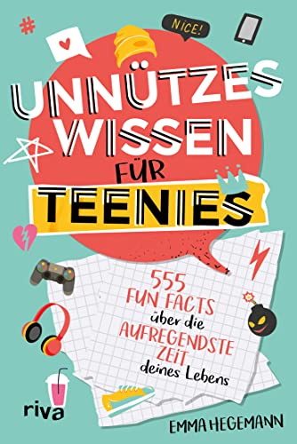 Unnützes Wissen für Teenies: 555 Fun Facts über die aufregendste Zeit deines Lebens. Unglaubliche Fakten über Social Media, Pubertät, Games & mehr. Das perfekte Geschenk für Teenager Unnützes Wissen für Teenies: 555 Fun Facts über die aufregendste Zeit deines Lebens. Unglaubliche Fakten über Social Media, Pubertät, Games & mehr. Das perfekte Geschenk für Teenager