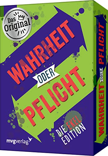 Wahrheit oder Pflicht – Die Ekeledition: | Das Original. Der Klassiker unter den Partyspielen. Das perfekte Geschenk für Geburtstag, Weihnachten und Schulanfang. Ab 12 Jahren von mvg Verlag