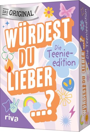 Würdest du lieber …? – Die Teenieedition: Das Original. Der Spieleklassiker für Teenager. Geschenk zu Geburtstag, Weihnachten, Spieleabend. Ab 12 J. (Würdest du lieber …?, Band 7) von Riva
