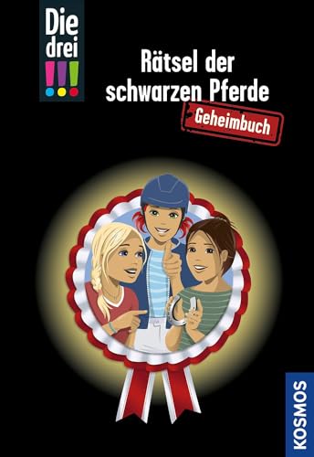 Die drei !!!, Rätsel der schwarzen Pferde: Geheimbuch mit Rätseln in den verschlossenen Seiten