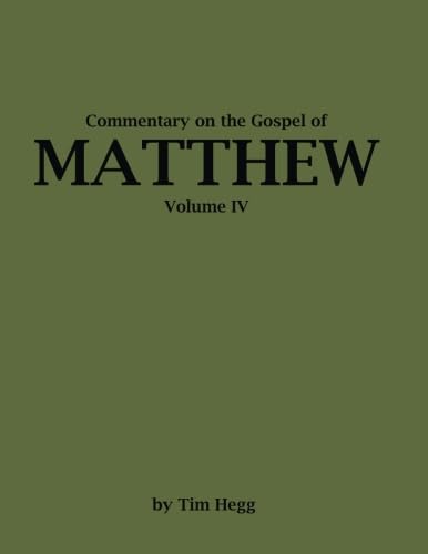 Commentary on The Gospel of Matthew