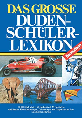 Das Grosse Dudenschülerlexikon (Duden für den Schüler, 15) von Birkhäuser