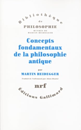 Concepts fondamentaux de la philosophie antique Concepts fondamentaux de la philosophie antique