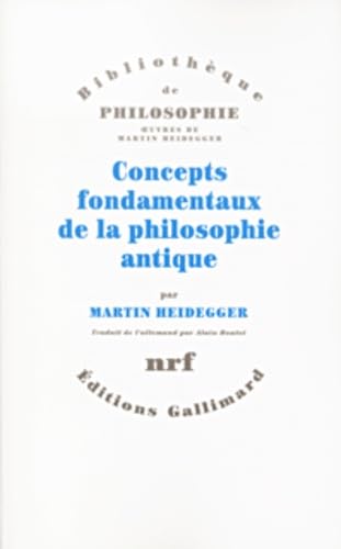 Concepts fondamentaux de la philosophie antique