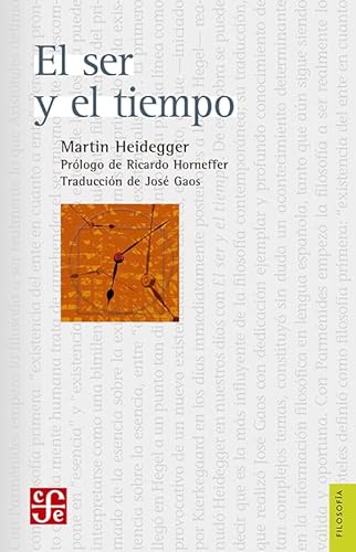 El ser y el tiempo (Spanish Edition) von Fondo de Cultura Economica
