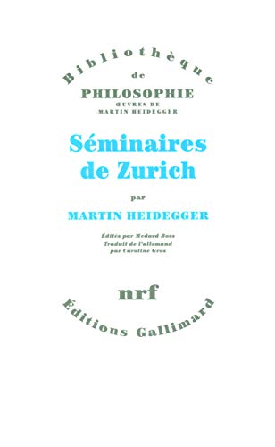 Séminaires de Zurich von GALLIMARD