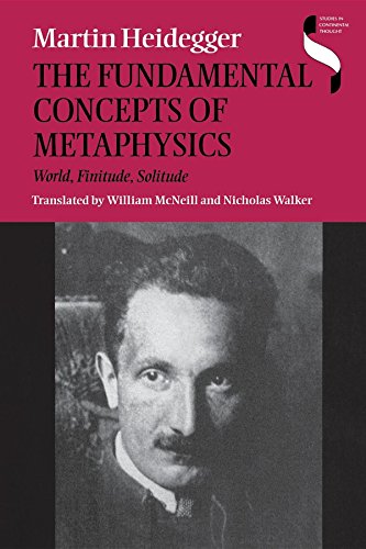 The Fundamental Concepts of Metaphysics: World, Finitude, Solitude (Studies in Continental Thought)