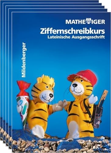 Mathetiger 1, Ziffernschreibkurs LA (VPE 5 Hefte): Lateinische Ausgangsschrift von Mildenberger Verlag GmbH