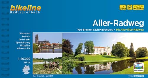 Aller Radweg: Von Bremen nach Magdeburg. Mit Aller-Elbe-Radweg. 1 : 50 000, 342 km, wetterfest/reißfest, GPS-Tracks Download
