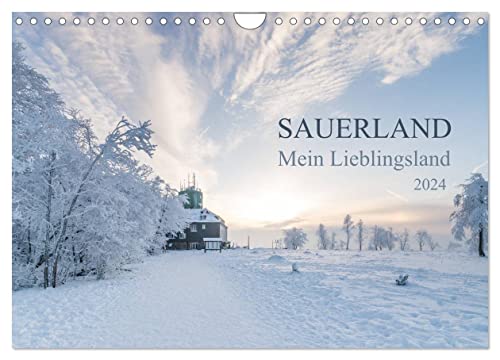 Sauerland - Mein Lieblingsland (Wandkalender 2024 DIN A4 quer), CALVENDO Monatskalender: Das Sauerland ist eine liebens- und lebenswerte Heimat- und Urlaubsregion in NRW (CALVENDO Natur)
