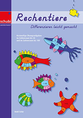 Rechentiere: Differenzieren leicht gemacht von SCHUBI