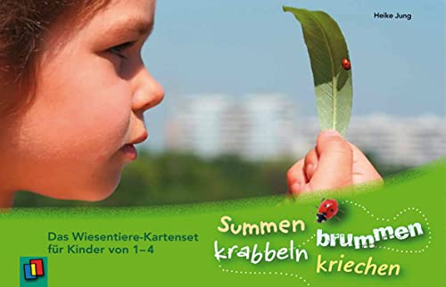 Summen, brummen, krabbeln, kriechen: Das Wiesentiere-Kartenset für Kinder von 1-4