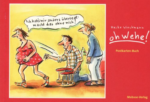 Postkartenbuch »Oh Wehe!«. Set mit 10 vierfarbigen Postkarten