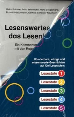 Regenbogen-Lesekiste I. Lesestoff für Erstleser in den Lesestufen 1 bis 5: 40 Hefte à 16 S., plus Didaktischer Kommentar, im Schuber Klasse 1/2: ... Stufen. 40 Büchlein a 16 Seiten u. Kommentar Regenbogen-Lesekiste I. Lesestoff für Erstleser in den Lesestufen 1 bis 5: 40 Hefte à 16 S., plus Didaktischer Kommentar, im Schuber Klasse 1/2: ... Stufen. 40 Büchlein a 16 Seiten u. Kommentar