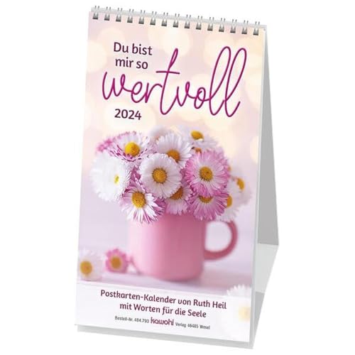 Du bist mir so wertvoll 2024: Postkarten-Kalender von Ruth Heil Du bist mir so wertvoll 2024: Postkarten-Kalender von Ruth Heil