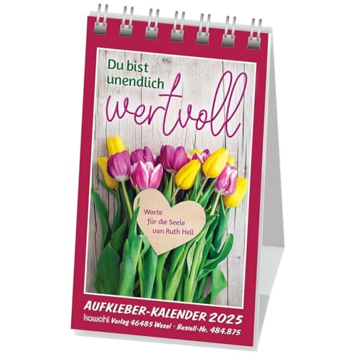 Du bist unendlich wertvoll 2025: Mini-Aufkleber-Kalender