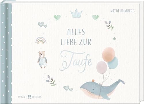 Alles Liebe zur Taufe (Taufe Wal Rosa/Blau) von Butzon & Bercker