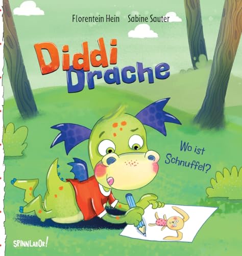 Diddi Drache: Wo ist Schnuffel? - Fantasievolles Bilderbuch um ein verlorenes Stofftier, ab 2 Jahren von Spinnlabor!