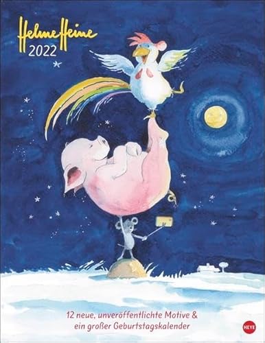 Helme Heine Edition Kalender 2022 - Wandkalender mit bisher unveröffentlichten Motiven - mit Geburtstagskalender und Monatskalendarium - 34 x 44 cm von Heye Kalender / Heye in Athesia Kalenderverlag
