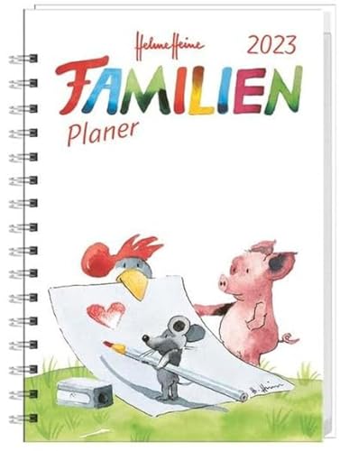 Helme Heine Familienplaner Buch A5 2023. Familienkalender mit 5 Spalten. Liebevoll illustrierter Buch-Kalender mit Einstecktasche und Schulferien. Terminplaner mit 160 Seiten. Helme Heine Familienplaner Buch A5 2023. Familienkalender mit 5 Spalten. Liebevoll illustrierter Buch-Kalender mit Einstecktasche und Schulferien. Terminplaner mit 160 Seiten. von Heye