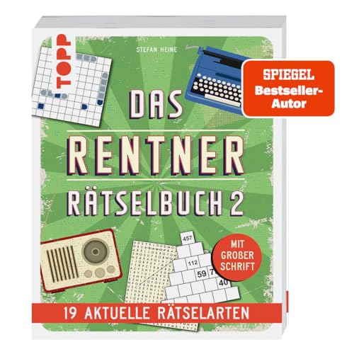Das Rentner-Rätselbuch 2 – 19 aktuelle Rätselarten mit Nostalgie-Effekt: Wunderschön gestaltete Rätsel. Mit großer Schrift! Das Rentner-Rätselbuch 2 – 19 aktuelle Rätselarten mit Nostalgie-Effekt: Wunderschön gestaltete Rätsel. Mit großer Schrift!