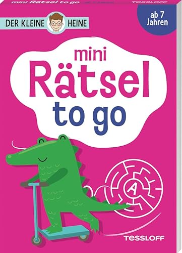 Der kleine Heine. Mini Rätsel to go. Ab 7 Jahren: 40 bunte Rätsel für unterwegs von Tessloff Verlag Ragnar Tessloff GmbH & Co. KG