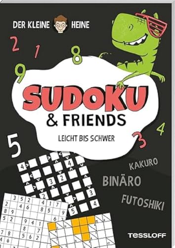 Der kleine Heine. SUDOKU & Friends. Leicht bis schwer | 3 Schwierigkeitsstufen | Knifflige Rätsel für Kinder ab 10 Jahren: Kakuro, Futoshiki, Binäro und Sudoku. Für alle Rätselfans ab 10 Jahren Der kleine Heine. SUDOKU & Friends. Leicht bis schwer | 3 Schwierigkeitsstufen | Knifflige Rätsel für Kinder ab 10 Jahren: Kakuro, Futoshiki, Binäro und Sudoku. Für alle Rätselfans ab 10 Jahren